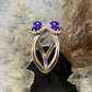 Carolyn Pollack Southwestern Style Sterling Silver 4 Teardrop Lapis Lazuli Cluster Ring For Women