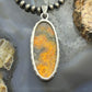 Sterling Silver Southwestern Style Oval Bumblebee Jasper Pendant For Women
