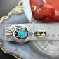 Tommy & Rosita Singer Sterling Silver Overlay w/Turquoise Unisex Pendant