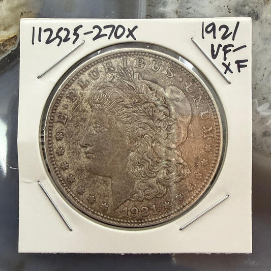 US 1921 90% Morgan Silver Dollar VF-XF SO SPECIAL #112525-27OX