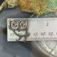Charles Mik Stousland Sterling Silver Modernist Owl Brooch Pin