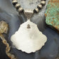 Sterling Silver Southwestern Style 1945 Mercury Dime & Golden Hill Turquoise Pendant