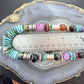 Tommy & Rosita Singer Sterling Turquoise & Multistone Beads 21" Necklace #1