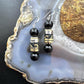 Tommy & Rosita Singer Sterling Silver Onyx Beads Dangle Earrings For Women