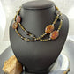 Carolyn Pollack Southwestern Style Sterling Silver Earth Tone Multi Gemstone Necklace For Women