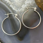 Sterling Silver Fashion Diamond Cut Hoop Earrings For Women