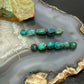 Sterling Silver Natural 5 Turquoise Beads Long Dangle Earrings For Women