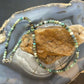 Sterling Silver 4mm Faceted Hubei Turquoise Beads 18" Necklace For Women