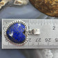 Sterling Silver Southwestern Style Lapis Lazuli Heart Pendant For Women
