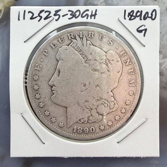 US 1884 90% Morgan Silver Dollar AG-G #112525-30GH