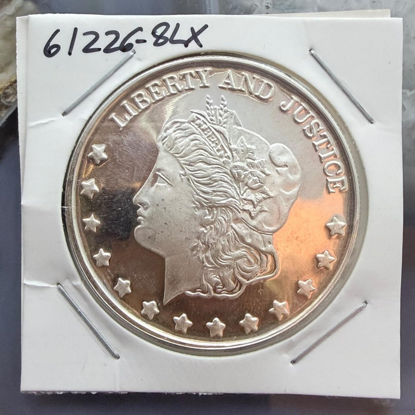 1.0 Troy Ounce .999 Pure Silver Morgan Design Round by Northstar Mint #61226-8LX