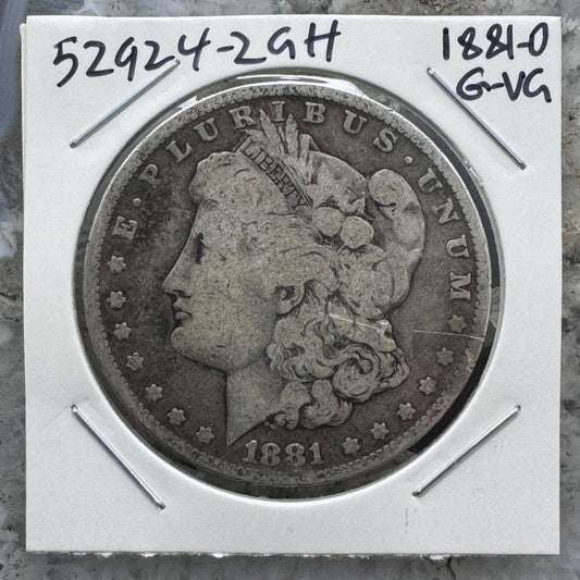 1891-O US 90% Morgan Silver Dollar G-VG #52924-2GH