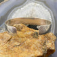 Native American Sterling Silver & 12K GF Stamped Stackable Bracelet For Women