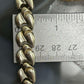 Vintage Sterling Silver Silver 7" Fashion Link Bracelet For Women