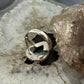 Sterling Silver Southwestern Style Teardrop Parral Dendritic Agate Ring Size 8 For Women