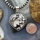 Sterling Silver Southwestern Style Wild Horse Heart Pendant For Women #1