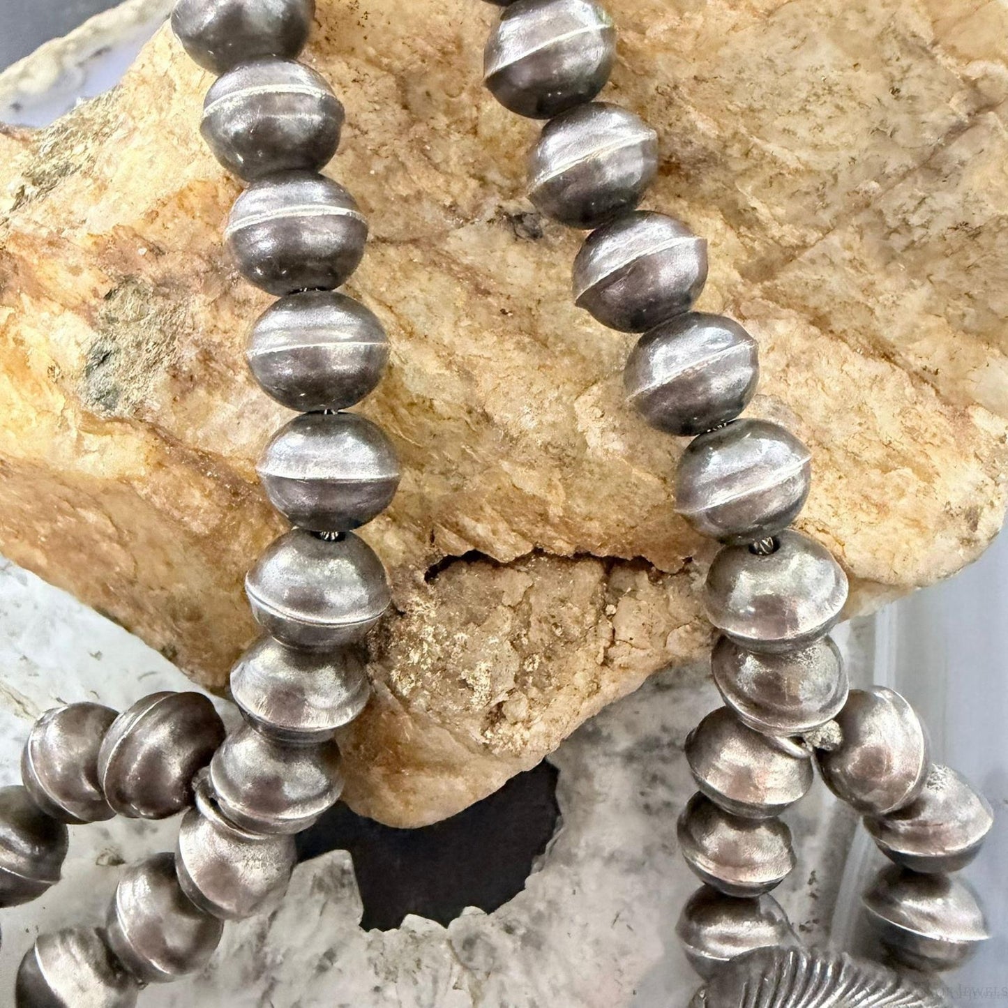 Signed Vintage Native American Sterling Silver Royston Turquoise Necklace For Women