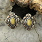 Carolyn Pollack Sterling Silver Yellow Jasper Stud Earrings For Women
