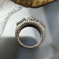 Carolyn Pollack Sterling Silver 3 Faceted Tourmaline Ring Size 5 For Women