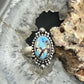 Sterling Silver Southwestern Style Oval Golden Hill Turquoise Adjustable Ring For Women #15