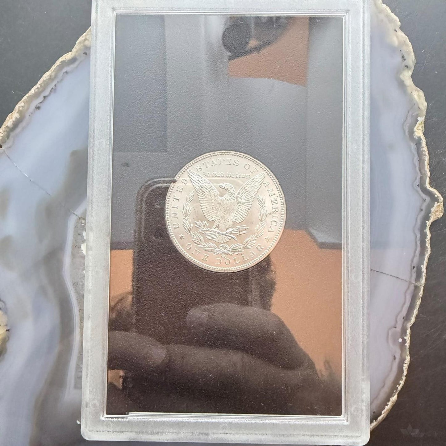 1884-CC US 90% Morgan Silver Dollar Uncirculated COA Box #84255063