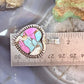 Sterling Silver Southwestern Style Cotton Candy Heart Pendant For Women