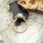 Sterling Silver Southwestern Style 2 Golden Hill Turquoise Ring Size 6 For Women