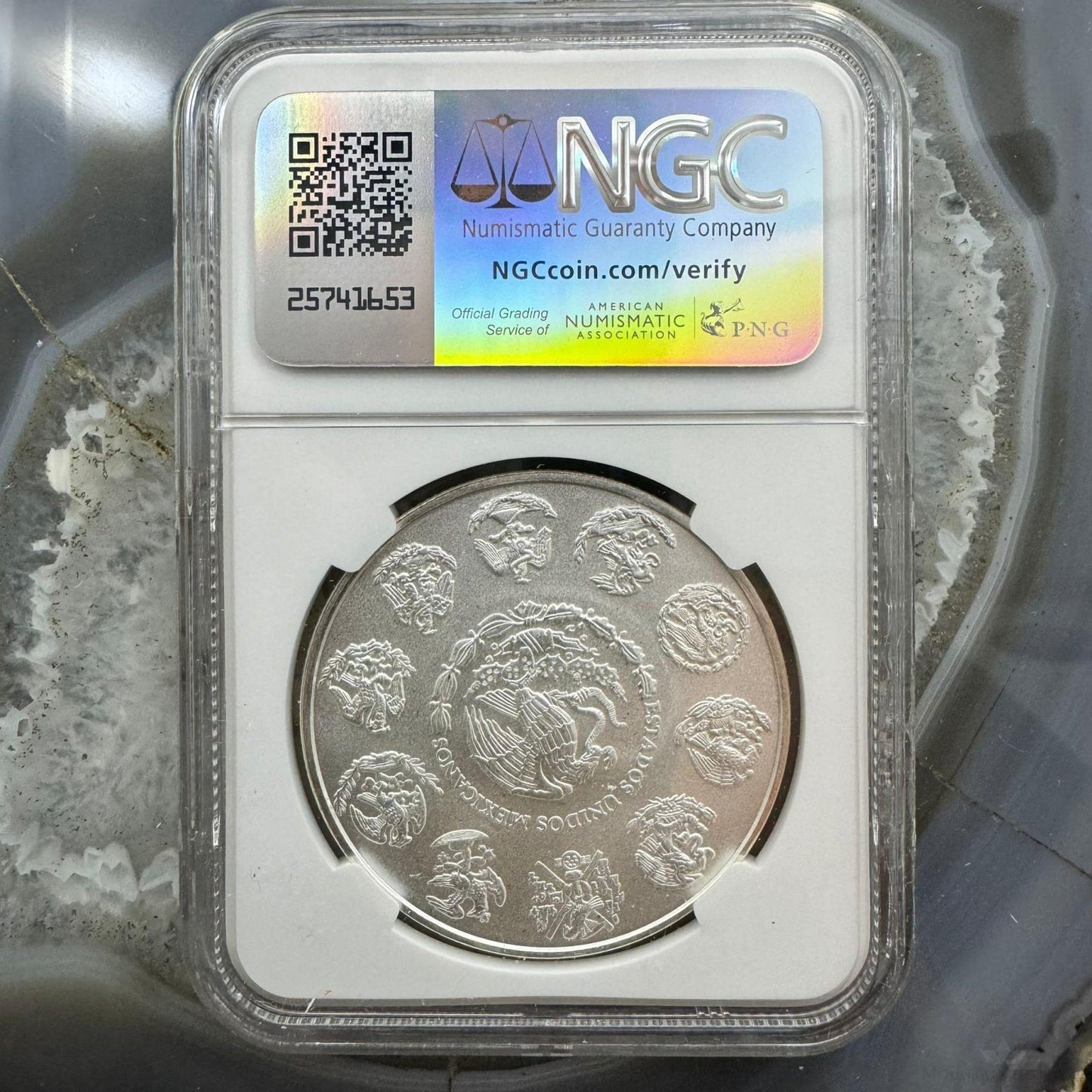 2011 Mexico 1.0ozt .999 Fine Silver Round NGC MS69 #2922765-004