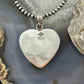 Sterling Silver Southwestern Style Turquoise Spiny Oyster Heart Pendant For Women #1