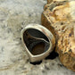 Sterling Silver marquise Tiger's Eye Decorated Fashion Ring Size 7 For Women