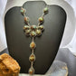 Sterling Silver Southwestern Style Turquoise #8 Cluster 30" Necklace For Women