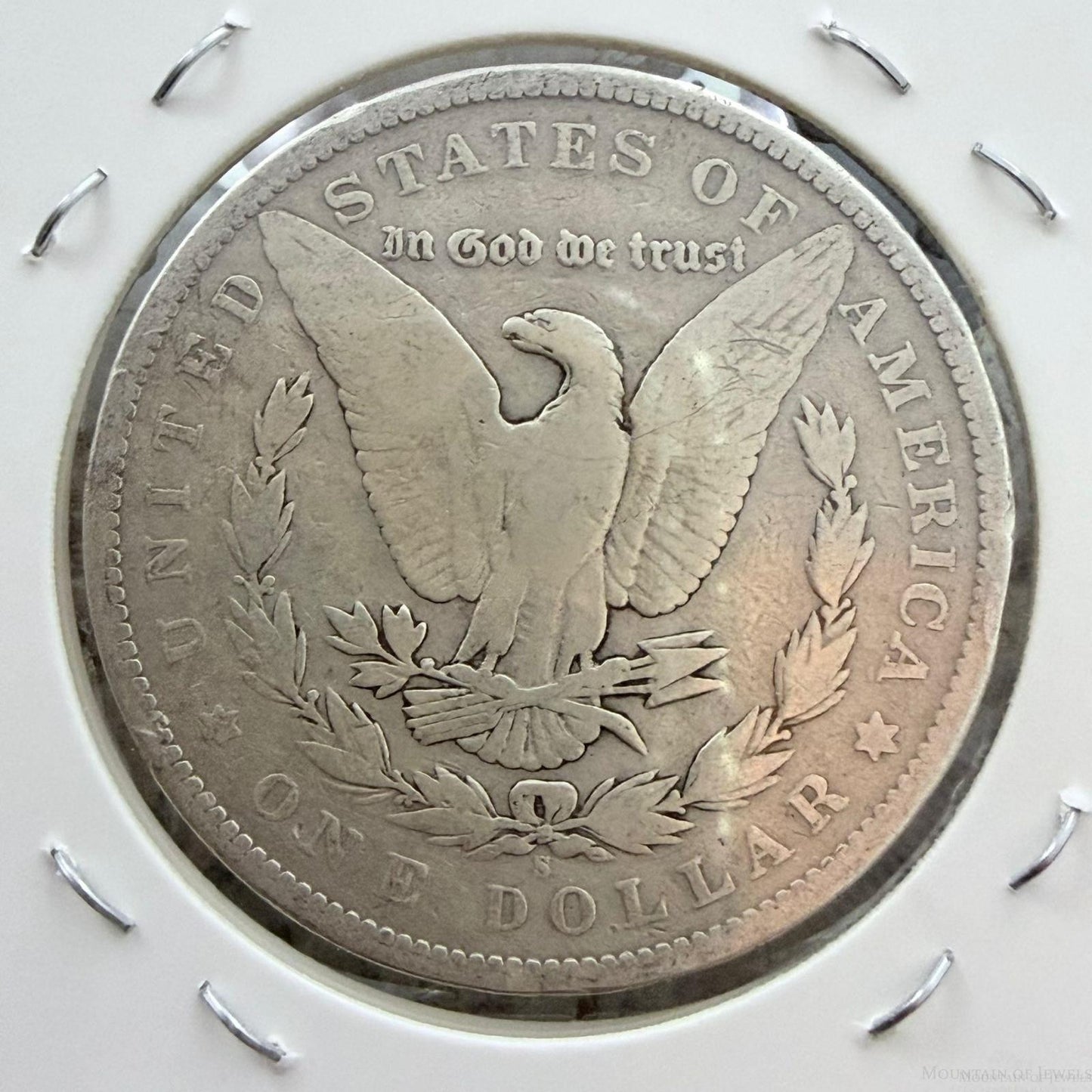 US 1898-S 90% Morgan Silver Dollar VG-F #122125-17GH