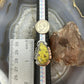 Sterling Silver Southwestern Style Teardrop Atlantisite Ring Size 8.25 For Women