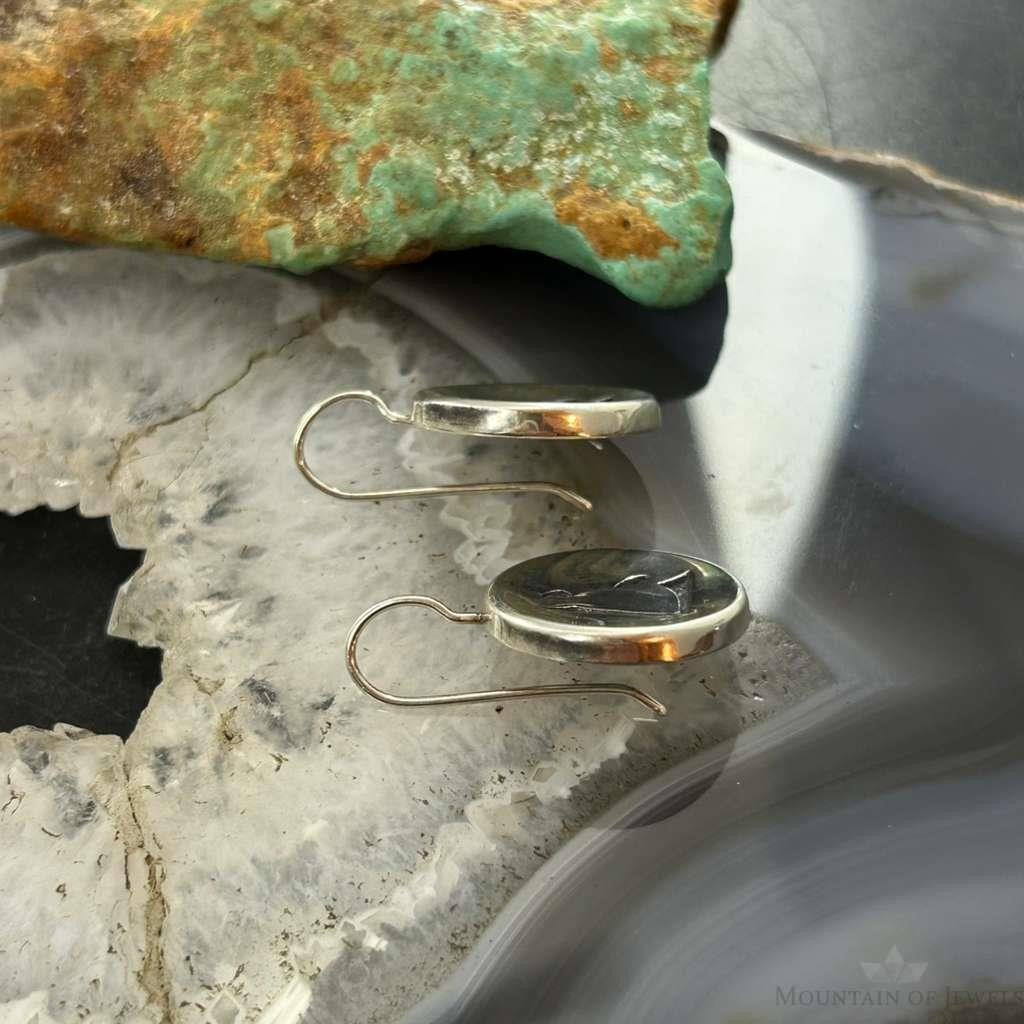 Carolyn Pollack Sterling Silver kanji Symbol "Mind" Dangle Earrings For Women