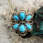 Carolyn Pollack Sterling Silver 6 Sleeping Beauty Turquoise Ring Size 8 For Women