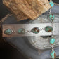 Sterling Silver Southwestern Style Turquoise #8 Cluster Lariat 28" Necklace For Women #1