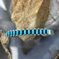 Veronica Martza Native Americn Sterling Silver Needlepoint Turquoise Bracelet For Women