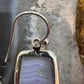 Sterling Silver Southwestern Style Lace Agate Dangle Earrings For Women