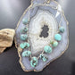 Sterling Silver Southwestern Style Multi Shape Hubai Turquoise 20" Necklace For Women