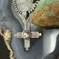 Sterling Silver Southwestern Style Rounded Wild Horse Unisex Zia Pendant #2