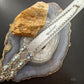 Sterling Silver Southwestern Style Golden Hill Turquoise Lariat 31" Necklace For Women