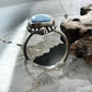 Sterling Silver Southwestern Style Square Golden Hill Turquoise Adjustable Ring For Women #12