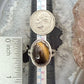 Sterling Silver Southwestern Style Oval Tiger's Eye Decorated Ring Size 8 For Women