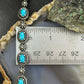 Carolyn Pollack Sterling Silver 9 Oval Turquoise Link Bracelet For Women