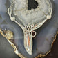 Carolyn Pollack Sterling Silver & Brass Multi Stone Decorated 18" Necklace For Women