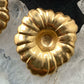 14K Yellow Gold Flower Like Dainty Stud Earrings For Women