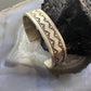 J J Otero Native American Sterling Silver Stamped Stackable Bracelet For Women