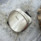 Native American Sterling Silver Square Kingman Turquoise Shield Ring Size 11.25 For Men