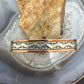 Wylie Secatero Navajo Sterling Silver & Copper Stamped Bracelet For Women #1