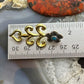 Carolyn Pollack Sterling Silver & Brass w/Turquoise Floral Post Earrings For Women